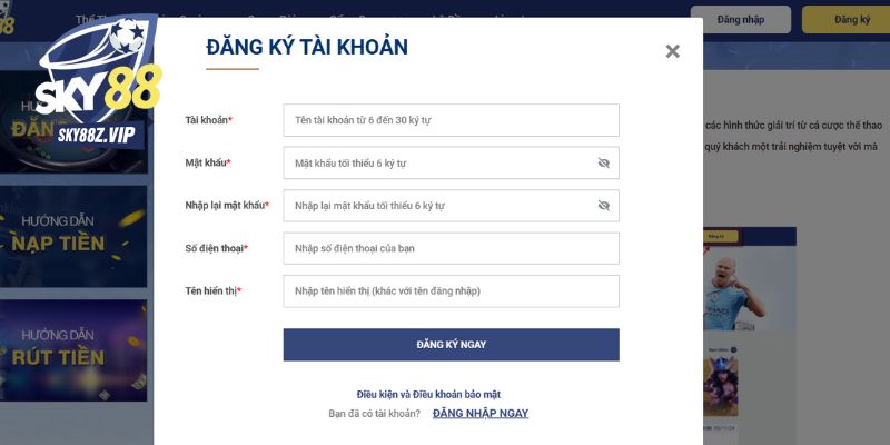 Nắm Vững Các Lưu Ý Quan Trọng Để Đăng Ký Sky88 Thành Công